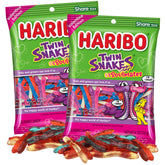 Sweetzo Valentine Haribo Twin Snakes front-pack image for gifting.