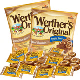 Sweetzo Werther's Original sugar-free candies on display, ideal for sugar-free indulgence.