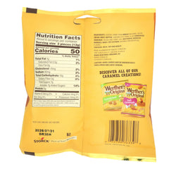 Sweetzo Werther’s Original creamy filled center delivering rich butter and cream flavor.