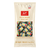 Swiss Delice extra creamy milk chocolate close-up showing rich texture and smooth creaminess.