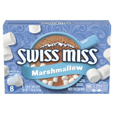Swiss Miss hot cocoa mix with marshmallows box for quick indulgence