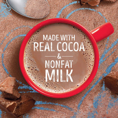 Swiss Miss cocoa mix canister closeup highlighting packaging details