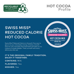 Swiss Miss cocoa powder closeup, rich flavor to satisfy cravings.