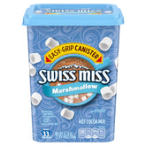 Swiss Miss hot cocoa canister front view for quick, cozy cocoa moments