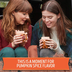 Swiss Miss Pumpkin Spice 8 oz serving option; convenient for warming gatherings.