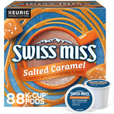 Swiss Miss Salted Caramel hot cocoa K-Cup box for quick cozy mornings