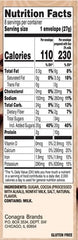 Swiss Miss Simply Cocoa packet back showing simple ingredients for wholesome choice.