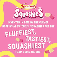 Swizzels Drumstick Squashies Rhubarb & Custard three-pack bags for sharing.