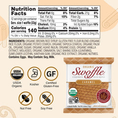 Swoffle French Vanilla center Stroopwafel, creamy filling ideal for a quick snack.