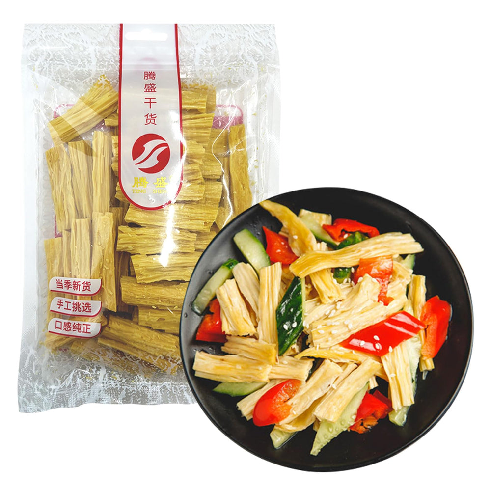 SXETBEAN dried bean curd sticks pack 180g with resealable packaging for fresh storage.