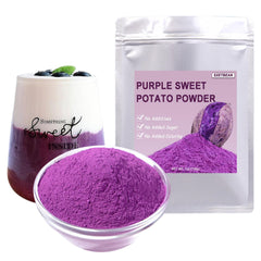 SXETBEAN purple sweet potato powder bag with resealable pouch for freshness.