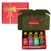 Tabanero mini hot sauce gift set front view for gifting