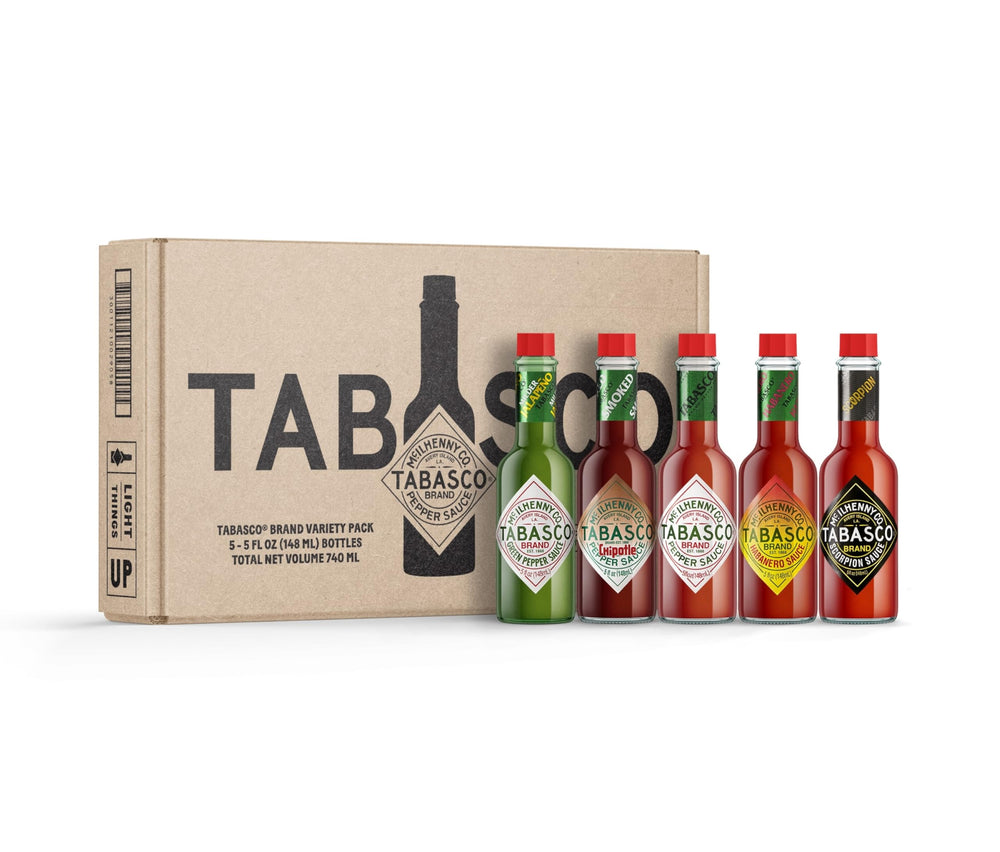TABASCO Green Jalapeño bottle pour adds crisp heat to eggs