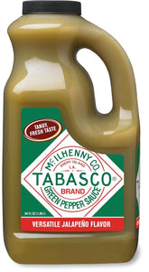TABASCO Green Jalapeño Sauce bottle being poured for bright flavor