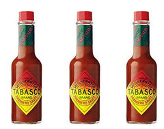 Tabasco Habanero Pepper Sauce 3-pack adds fruity heat with mango and tropical notes to grilled dishes