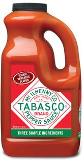 TABASCO Original Red Pepper Sauce 64oz bulk bottle for easy cooking and big batch meals