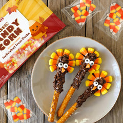 Taboom candy corn single-seal pouch designed for office treats.