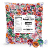 Taboom Sugar Free Hard Candy assortment in bag front for guilt-free snacking.