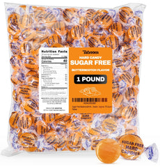 Taboom sugarfree butterscotch hard candy bulk bag for gatherings.