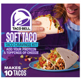 Taco Bell Soft Taco Cravings Kit box ready for quick family dinners.