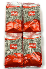 Tadım salted sunflower seeds front view, ideal snack on the go.