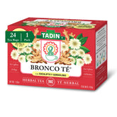 Tadin Bronco tea bag in cup with eucalyptus aroma for a refreshing sip