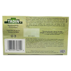 Tadin Tea Aloe Vera With Cactus ingredients close-up displays aloe and nopal leaves