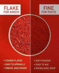Taekyung coarse flakes ideal for stir-fries and BBQ