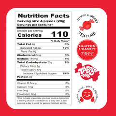 Taffy Town peppermint saltwater taffy close-up shows creamy, melt-in-your-mouth texture
