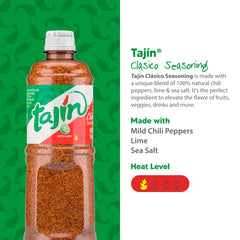 Close-up of Tajín ingredients showing chili, lime, and salt for vibrant flavor.