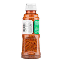 Close-up of Tajín Clasico crystals highlighting texture and natural ingredients for fruit.