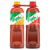 Tajin Fruity Chamoy sauce bottle adding fruity kick to snacks.