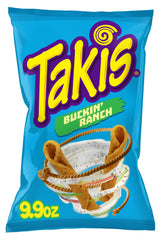 Takis Buckin' Ranch front packaging shows bold ranch branding and shareable size benefit