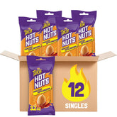 Takis front packaging showing nacho xplosion hot nuts and bold branding for convenience
