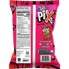 Takis Fuego Pix close-up of seasoning and crunchy texture highlighting bold flavor