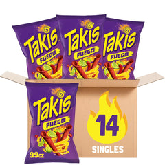 Takis Fuego rolled chips close-up, bold flavor for fearless snacking.
