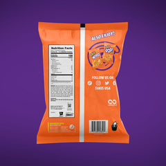 Takis Intense Nacho bag back highlights reseal for fresh, on-the-go snacking.