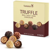 TAMMZEE Easter truffles gift box nine count for gifting and sharing