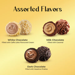 TAMMZEE milk chocolate caramel cream truffle with a silky center