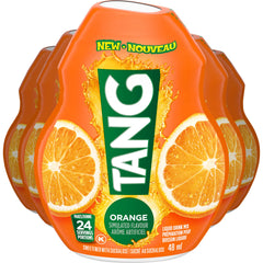 Tang orange liquid drink mix twelve-bottle pack for convenient on-the-go refreshment
