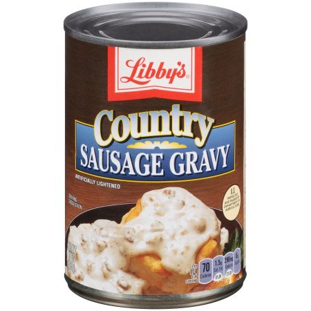 TAOindustry Libbys Country Sausage Gravy two cans set for quick breakfast prep