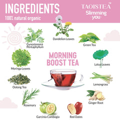 TAOISTEA night cleanse tea bag steeping for a calm evening ritual