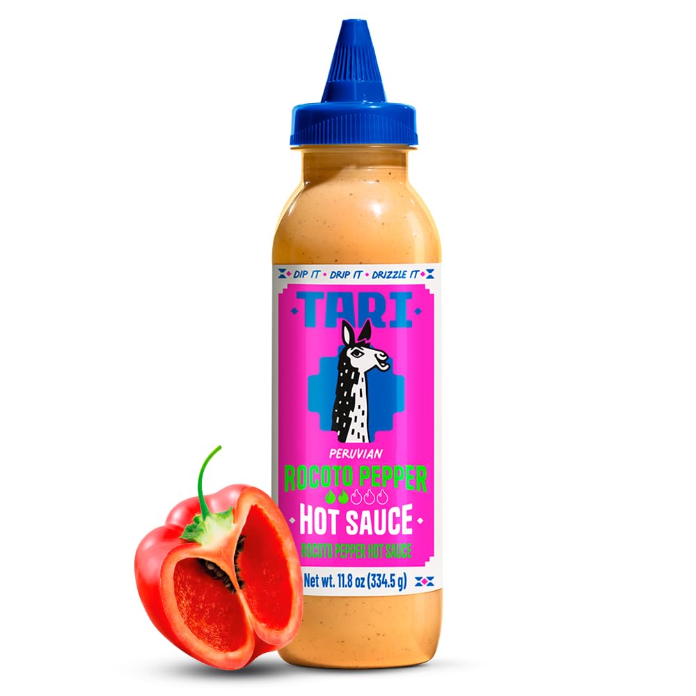 Tari Aji Rocoto bottle showing bold flavor to elevate everyday meals.