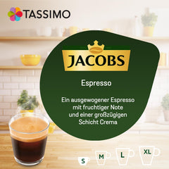 Tassimo Jacobs Espresso discs box opened – quick, mess-free coffee moment.