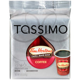 Tassimo Tim Hortons cafe bake shop discs ready for at-home coffee rituals.