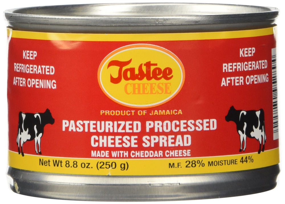 Tastee Cheese Jamaican 8-8-ounce block ready to slice for classic sandwiches.