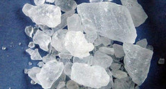 TastePadThai alum crystal rock close-up suggesting dye fixative and food preservation uses.