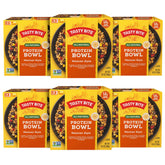 Tasty Bite Mexican Protein Bowl ready to eat with tangy citrus vinaigrette for quick meals