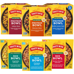 Tasty Bite Mexican Protein Bowl – protein-packed, ready-to-eat lunch.