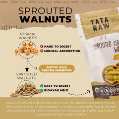 TATA RAW walnuts in bowl ready to top oats or salads